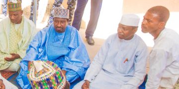 Senator Barau pays Condolence Visit to Sidi Ali’s Family in Kano.