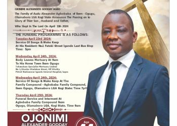 Youths for Better Ikem mourns Foremost Academia Mr Alexander Agbo as he take his Final Journey Home.