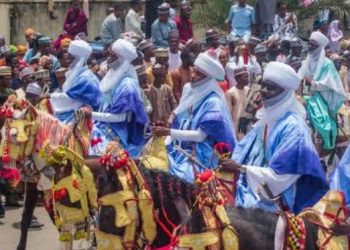 Thousands Troop out for Zazzau Emirate Sallah Durbar.