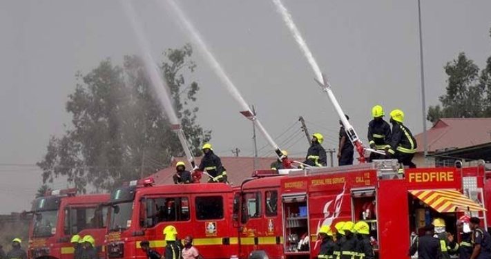 Apprehension As Fire Guts Shekarau’s Residence, Fire Service Encounters Water Shortage.