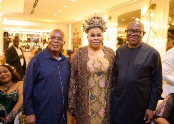 Lagos stands still as Obi, Onyema, Shagaya, others celebrate MAN Boss, Lady Ada.