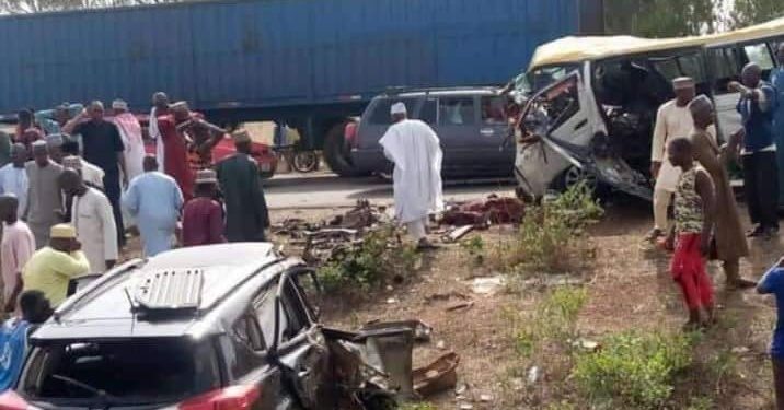 DSP Barau Jibrin commiserate the Families of 14 worshippers killed by trailer in kano.