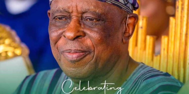 Akpabio hails Osoba at 85 birthday