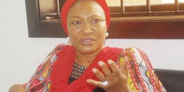 Karu market: Senator Ireti Kingibe decries the level of damage cause by fire in Karu market.