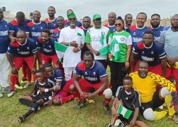 Kicking for Unity: URNI Hosts Novelty Football Match on Independence Day.
