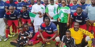 Kicking for Unity: URNI Hosts Novelty Football Match on Independence Day.