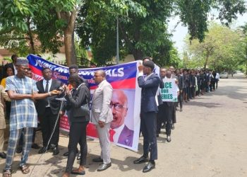 Alleged corruption: Anti-Mele Kyari protest rocks Saudi Arabia embassy