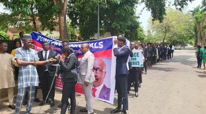 Alleged corruption: Anti-Mele Kyari protest rocks Saudi Arabia embassy