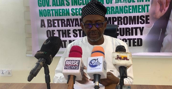 Alia Betraying Benue: 2027 Governorship Hopeful, Bemgba Iortyom, Rejects Northern Security Pact, Accuses Governor of Compromise